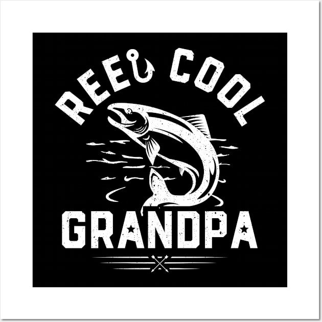 Reel Cool Grandpa Wall Art by trendingoriginals